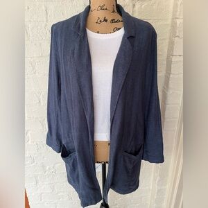 Washed Linen Blazer by Anthropologie